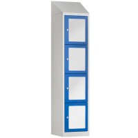 BASIC Locker with 4 transparent doors